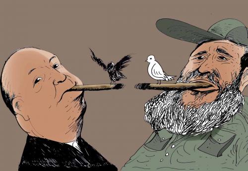 Cartoon: bird (medium) by oguzgurel tagged humor