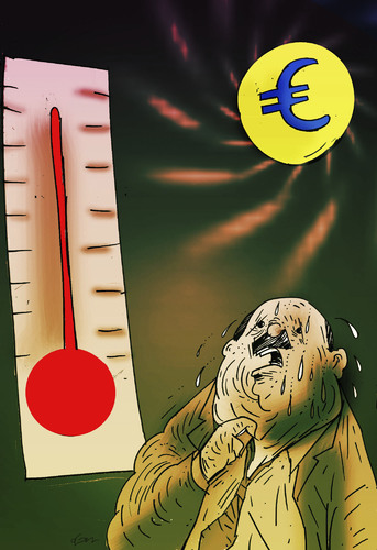 Cartoon: euro (medium) by oguzgurel tagged humor