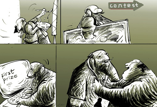 Cartoon: smilar (medium) by oguzgurel tagged humor