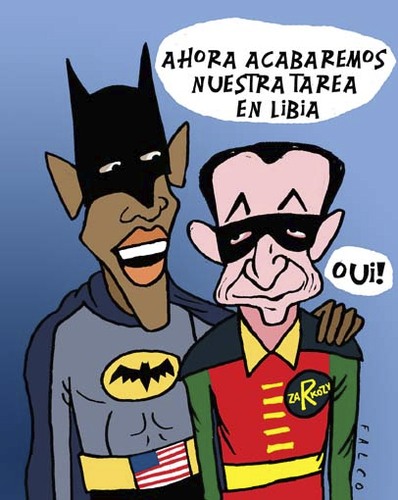 Cartoon: Batman and Robin (medium) by alexfalcocartoons tagged batman,robin,libia