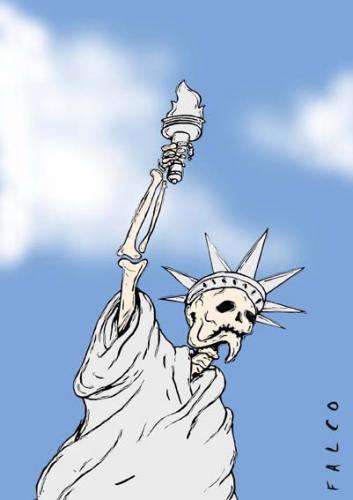 Cartoon: Liberty (medium) by alexfalcocartoons tagged liberty