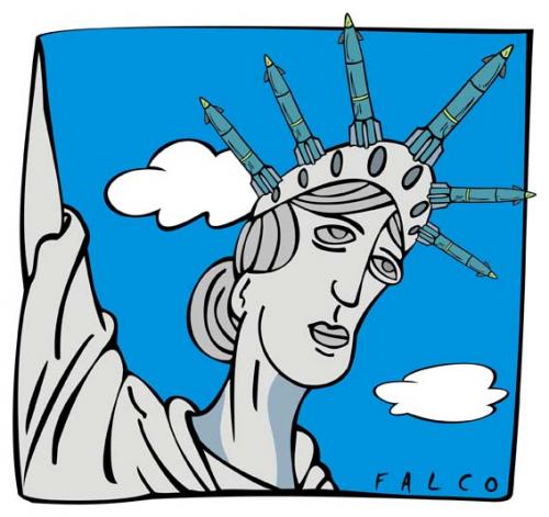 Cartoon: liberty (medium) by alexfalcocartoons tagged liberty