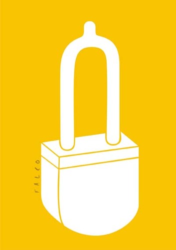 Cartoon: lock (medium) by alexfalcocartoons tagged lock