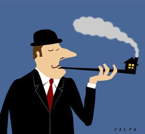 Cartoon: smoker (medium) by alexfalcocartoons tagged smoker
