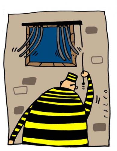 Cartoon: windowjail (medium) by alexfalcocartoons tagged windowjail
