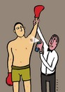 Cartoon: boxer (small) by alexfalcocartoons tagged boxer