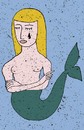 Cartoon: mermaid (small) by alexfalcocartoons tagged mermaid