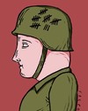 Cartoon: military (small) by alexfalcocartoons tagged military