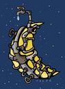 Cartoon: moonplumber (small) by alexfalcocartoons tagged moonplumber