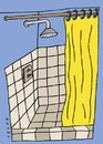 Cartoon: shower (small) by alexfalcocartoons tagged shower