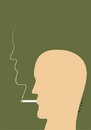 Cartoon: smoker (small) by alexfalcocartoons tagged smoker