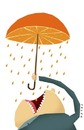 Cartoon: umbrella (small) by alexfalcocartoons tagged umbrella