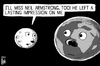 Cartoon: Neil Armstrong (small) by sinann tagged neil,armstrong,miss,impression,moon,earth