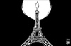 Cartoon: Paris terror (small) by sinann tagged paris,terror,cartoonists,charlie,hebdo