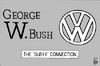 Cartoon: VW and Dubya (small) by sinann tagged vw,volkswagen,dubya,george,bush