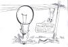 Cartoon: power ration (small) by fredhalla tagged what,happens,when,you,get,power,only,from,midnight,
