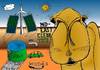 Cartoon: Mid East Clean Tech (small) by laughzilla tagged middle,east,mideast,clean,tech,cleantech,energy,solar,wind,water,camel,laughzilla,satire