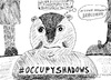 Cartoon: Occupy Groundhog Day (small) by laughzilla tagged punxatawney,phil,groundhog,day,occupy,shadows,ows,irony,satire,laughzilla,forecast,winter