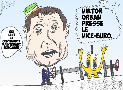 Cartoon: Viktor ORBAN en caricature (medium) by BinaryOptions tagged viktor,orban,premier,ministre,hongrois,hongrie,euroman,euro,europe,european,eur,zone,dette,fiscale,economique,financiere,caricature,politique,editoriale,dessin,anime,comique,entreprise,optionsclick,trader,options,binaires,negociation,option,nouvelles,news,infos,actualites,satire,commerce