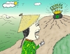 Cartoon: Chinese Growth (small) by BinaryOptions tagged binary,option,trader,options,trading,caricature,china,chinese,growth,pot,gold,mobile,computer,technology,traditional,clothing,hat,optionsclick