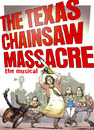 Cartoon: Texas Chainsaw Massace Musical (small) by wambolt tagged horror,film,music,theater,satire,entertainment,culture,family