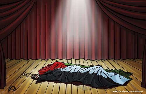 Cartoon: In Memory of Juliano Mer Khamis (medium) by ramzytaweel tagged juliano,mer,khamis,palestine,jenin