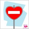 Cartoon: no love (small) by ramzytaweel tagged road sign