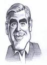 Cartoon: George Clooney (small) by Alleycatsgarden tagged george clooney