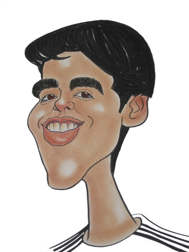 Cartoon: Kaka (medium) by Berge tagged brasilian,football,pastel,coloured