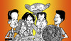 Cartoon: Davis Cup spanish team (small) by Berge tagged davis,cup,caricatures