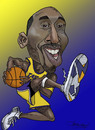 Cartoon: Kobe Bryant (small) by Berge tagged caaricatures