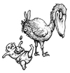 Cartoon: Baby Bird (small) by vokoban tagged pen,and,ink,doodle,drawing,scribble,pencil