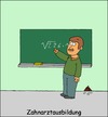 Cartoon: Ausbildung (small) by MarkCartoons tagged ausbildung,zahnarzt,wurzelziehen,wurzel,ziehen,rechnen,mathematik,lehrer,schule