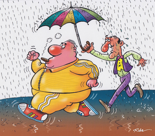 Cartoon: No comment - cartoon by Ridha H. (medium) by Ridha Ridha tagged sport,the,rich,and,theserver,ridha,cartoon