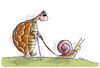 Cartoon: A blind Turtle (small) by Ridha Ridha tagged blind,turtle,black,humor,cartoon,by,ridha