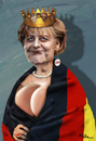 Cartoon: Angela Merkel (small) by Ridha Ridha tagged angela,merkel,cartoon,by,ridha