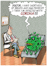 Cartoon: Corona by a Doctor (small) by Ridha Ridha tagged corona,coronavirus,doctor,cartoon,ridha