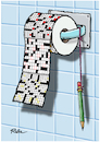 Cartoon: Crossword in WC - Ridha H. Rid (small) by Ridha Ridha tagged crossword,wc
