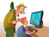 Cartoon: fisherman (small) by kranev tagged fisherman,cartoon,computer,games