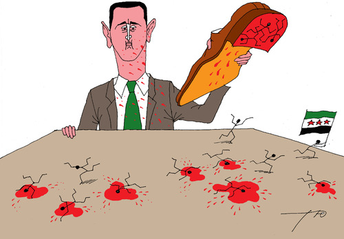 Cartoon: Assad (medium) by tunin-s tagged assad