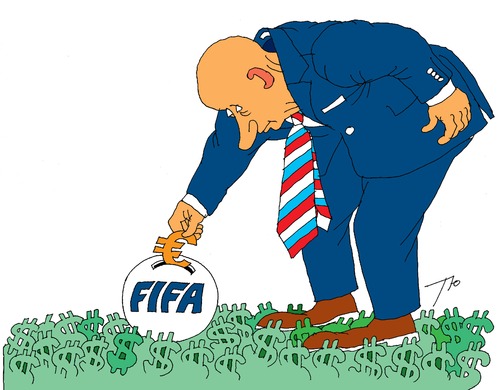 Cartoon: Corruption (medium) by tunin-s tagged fifa
