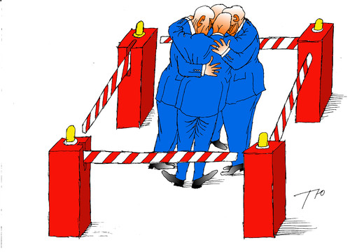 Cartoon: Defence (medium) by tunin-s tagged isolationism