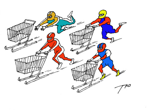 Cartoon: Olympic sale (medium) by tunin-s tagged sale