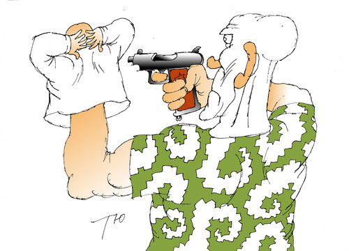 Cartoon: Shoot (medium) by tunin-s tagged shoots,ukrainien