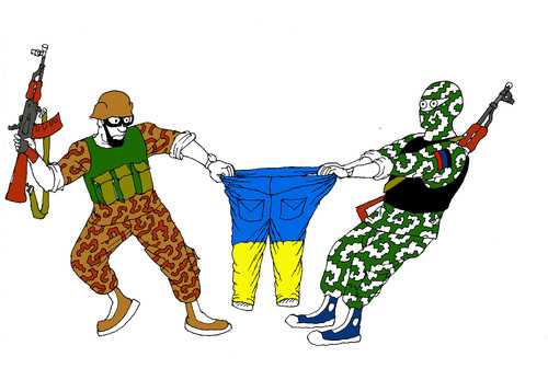 Cartoon: Test (medium) by tunin-s tagged ukrainian,test
