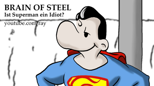 Cartoon: Brain Of Steel (medium) by Carlo Büchner tagged superman,man,of,steel,2013,superheld,hero,power,fliegen,unfall,crash,accident,idiot,dumm,carlo,büchner,arts,cartoon,comic,humor,satire,zeichentrick,kino,clark,kent,lois,lane,krypton,kevin,costner,henry,cavill,amy,adams