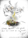 Cartoon: Einen schönen vierten Advent (small) by Carlo Büchner tagged advent,christmas,weihnachten,2014,feuer,fire,sleep,kranz,carlo,büchner,arts,ray,cartoon,gag,fest,satire