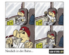 Cartoon: Neulich in der Bahn... (small) by Carlo Büchner tagged bahn kopfhörer ipod kabel