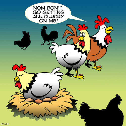 Cartoon: Biological clock (medium) by toons tagged chickens,pregnant,biological,clock,birth,hatching,parenthood,roosters,chooks,eggs,clucky,chickens,pregnant,biological,clock,birth,hatching,parenthood,roosters,chooks,eggs,clucky