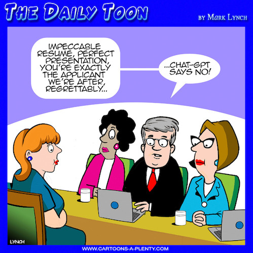 Cartoon: ChatGPT (medium) by toons tagged resume,artificial,intelligence,chatgpt,alexa,resume,artificial,intelligence,chatgpt,alexa